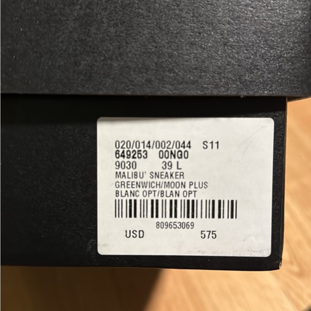 Saint Laurent Size 39 White Malibu Sneaker - Picture 7 of 7